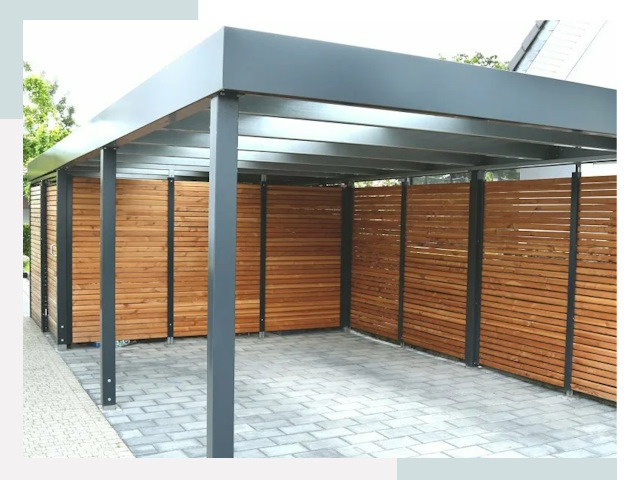 Навесы для парковки в Гудермесе