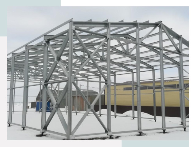 Каркасные ангары в Гудермесе