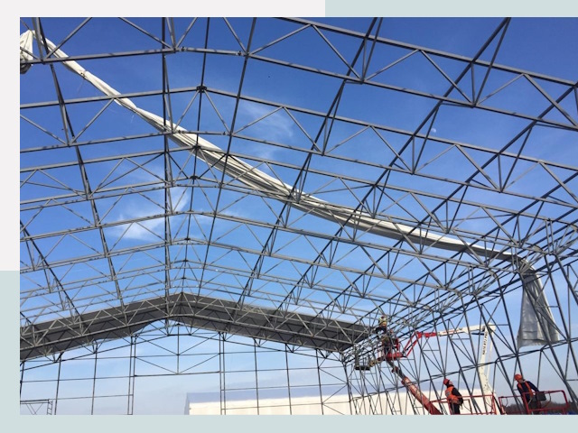 Шатровые ангары от 615 руб. в Гудермесе и Чеченская Республике