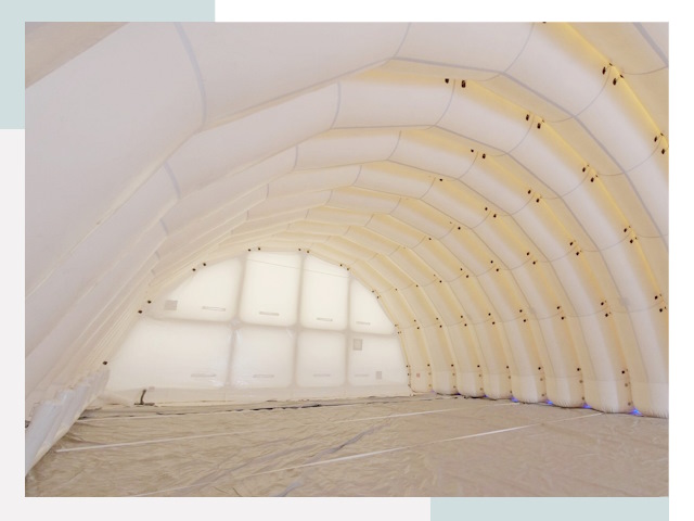 Пневмокаркасные ангары в Гудермесе