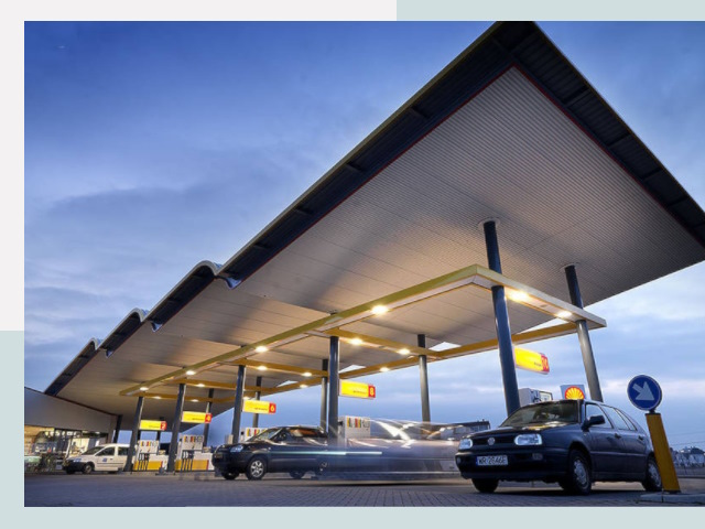 Навесы для АЗС в Гудермес от 615 руб. - Защита и комфорт