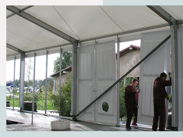 Быстро сборные шатры в Гудермес от 615 руб. за м²