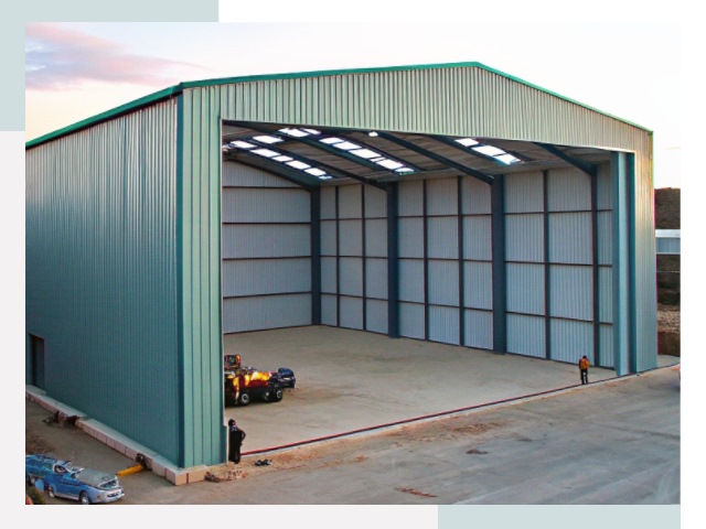 Строительство ангаров в Гудермесе